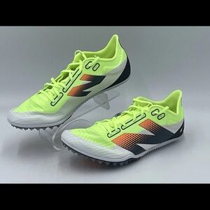 New Balance MD500v7 Track Spikes Neon Yellow/Orange Running Shoes Men’s Size 10